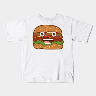 Funny Burger Kids T-Shirt